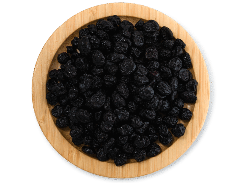 BLUEBERRIES DRIED WITH SUGAR