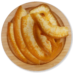 POMELO DEHYDRATED CANDIED ORANGE COLOURED