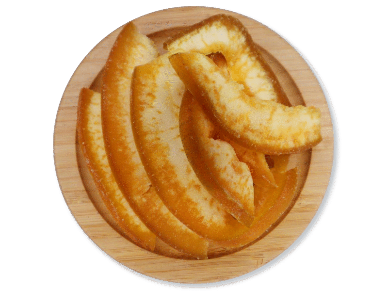 POMELO DEHYDRATED CANDIED ORANGE COLOURED