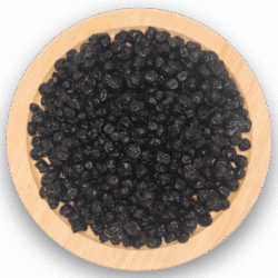 BLUEBERRIES DRIED APPLE JUICE INFUSED