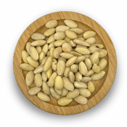 RAW BLANCHED ALMONDS KERNELS WHOLE CARMEL 30/32