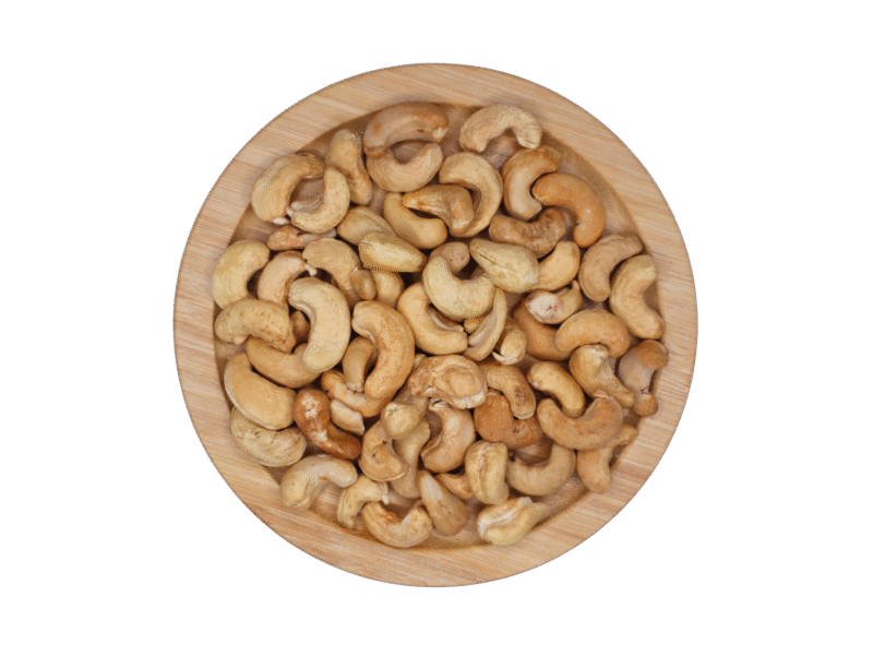 ROASTED & UNSALTED CASHEW KERNELS DRY ROASTED W320