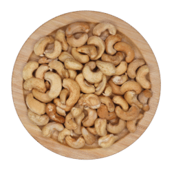 ROASTED & UNSALTED CASHEW KERNELS DRY ROASTED W320