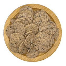 SESAME AND PEPPER RICE CRACKERS
